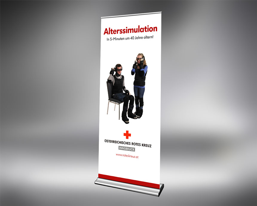 rotes kreuz roll up alterssimulation